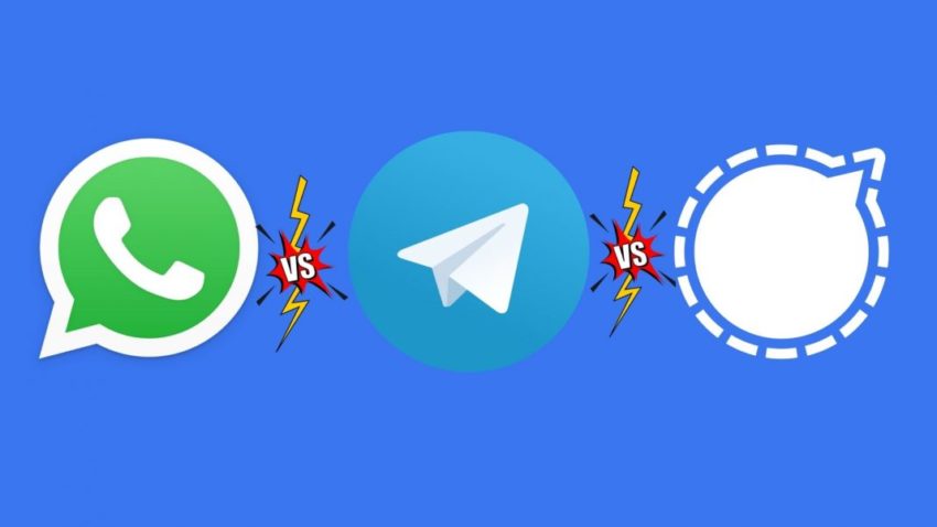 WhatsApp vs. Telegram vs. Signal