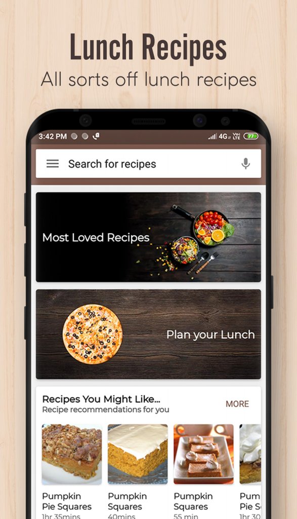 7 best food and drinks apps for android in 2021; Lunch Recipes