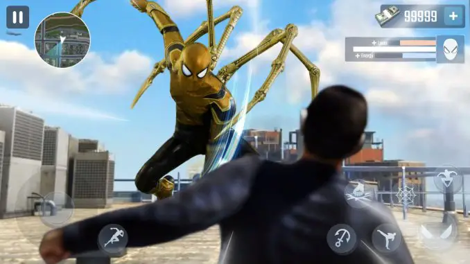 7 best action-adventure games for android; Spider Rope Hero
