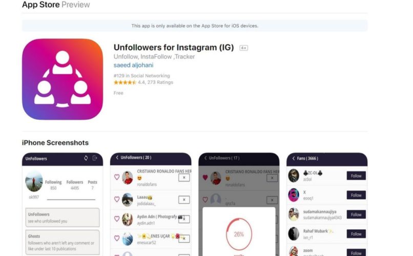 Best Instagram Followers Tracking Apps; Unfollowers-for-Instagram