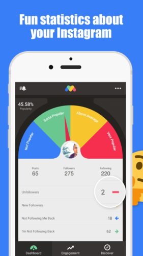 Best iOS Instagram Followers Tracking Apps- follow meter