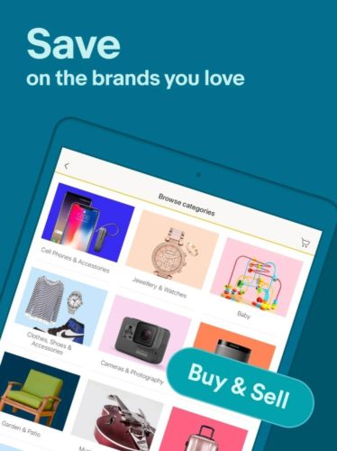 Best ios shopping apps 2021; eBay Shopping