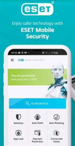 Best antivirus apps for Android 2021; ESET app