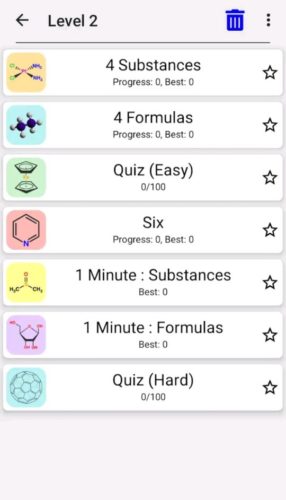Best educational games for Android 2021; Chemical Substances