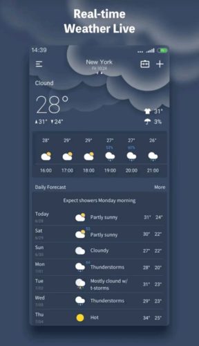 Best Weather Apps for Android 2021; Weather Forecast