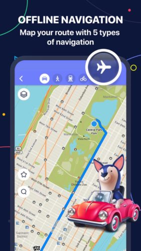 best maps and navigation apps for iOS 2021; maps.me