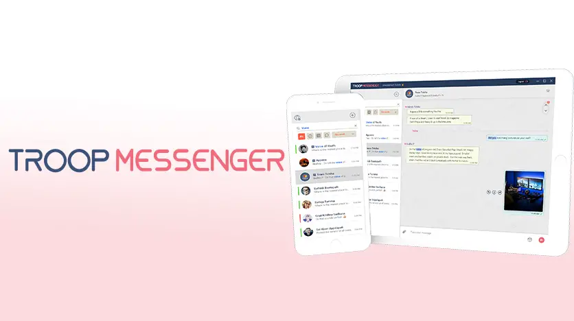 best business communication apps; Troop messenger