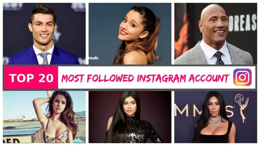 Top 20 Accounts With The Most Followers On Instagram