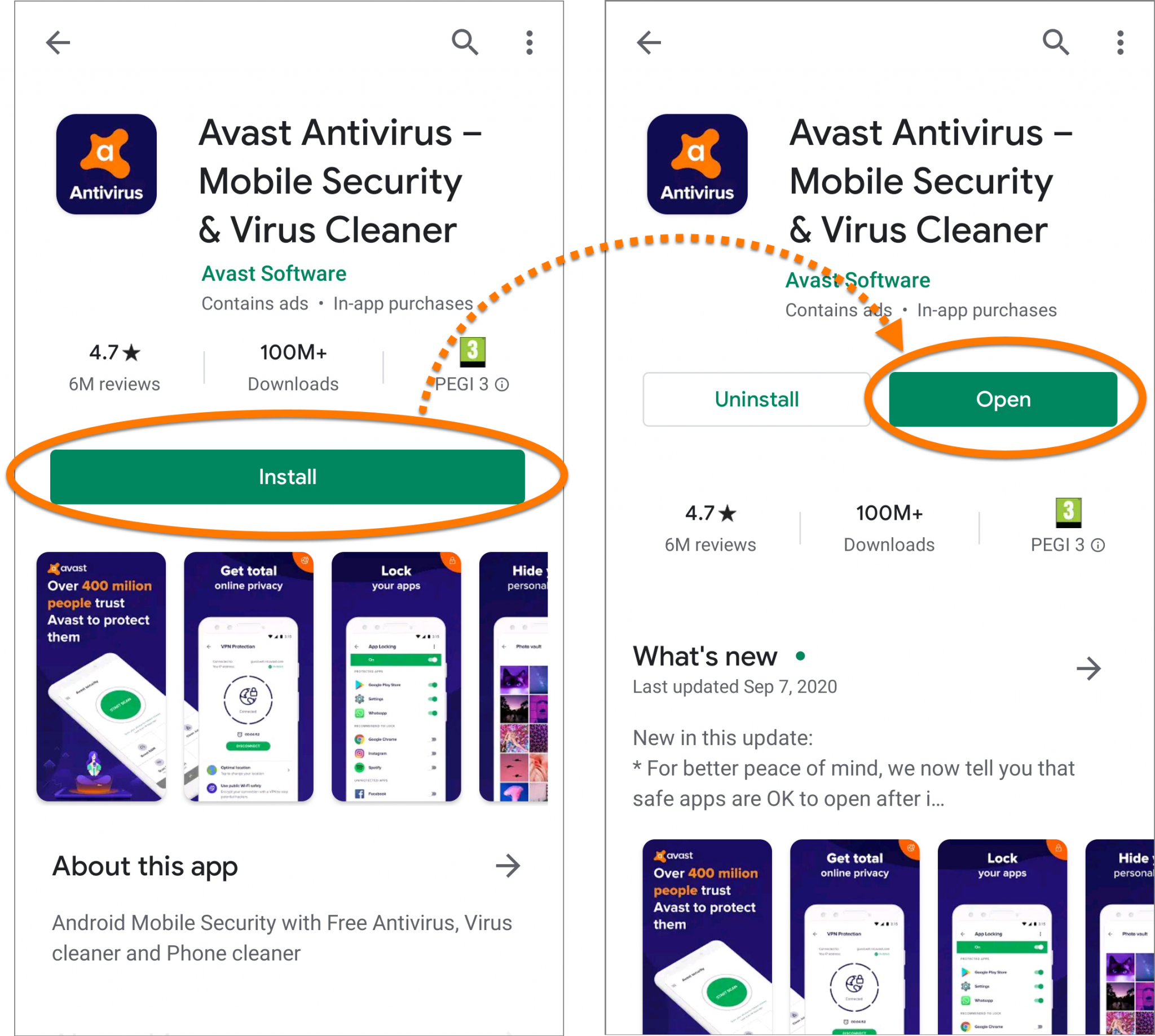 phoe app avast cleanup review