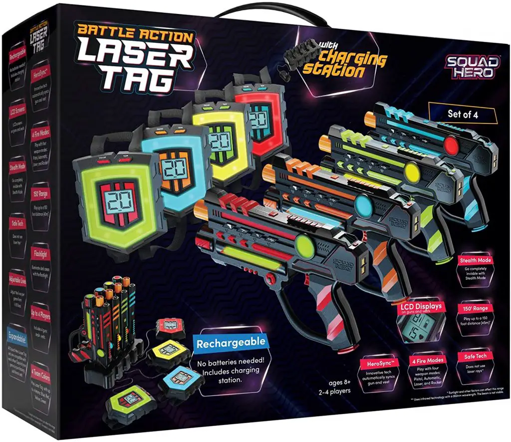 Best Laser Tag Sets - Squad Hero Rechargeable Laser Tag Set
