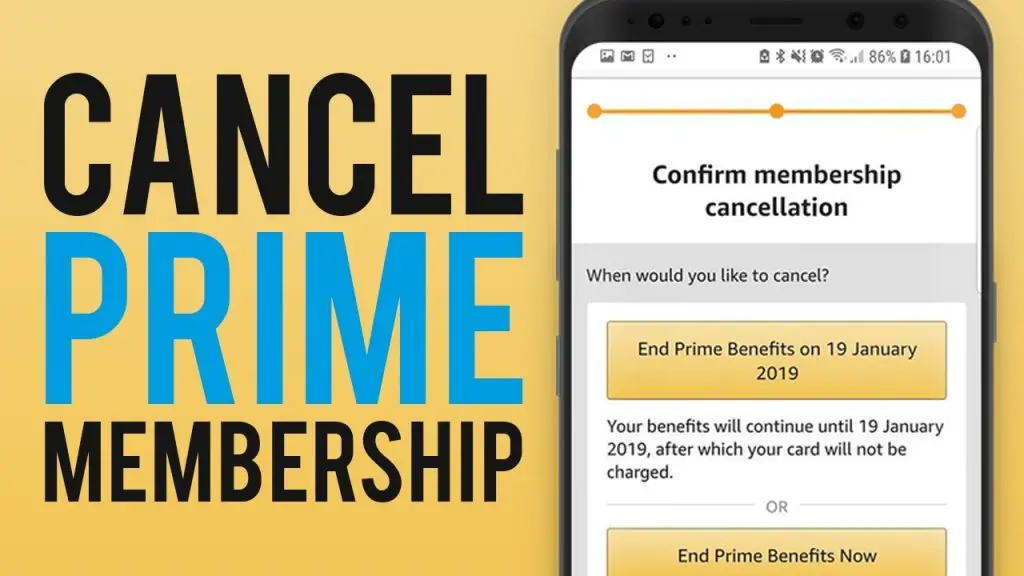 How To Cancel Your Amazon Prime Membership - Mobile