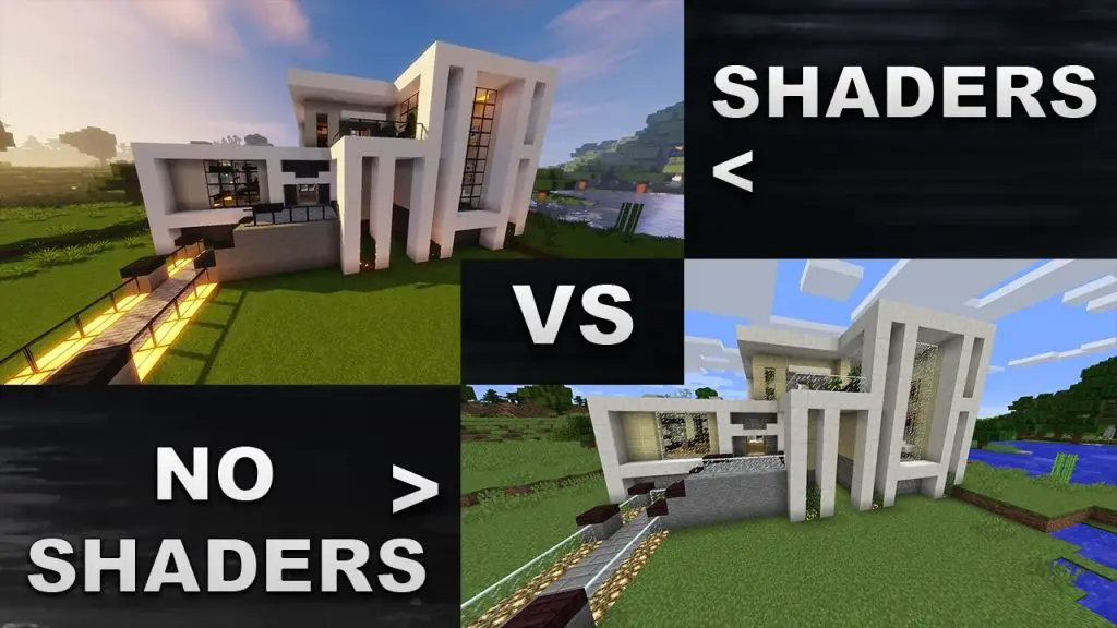 How To Use Optifine : Shader vs no shader