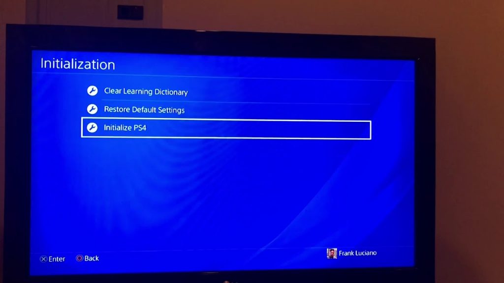 How to Factory Data Reset PS 4 - Initilization PS4