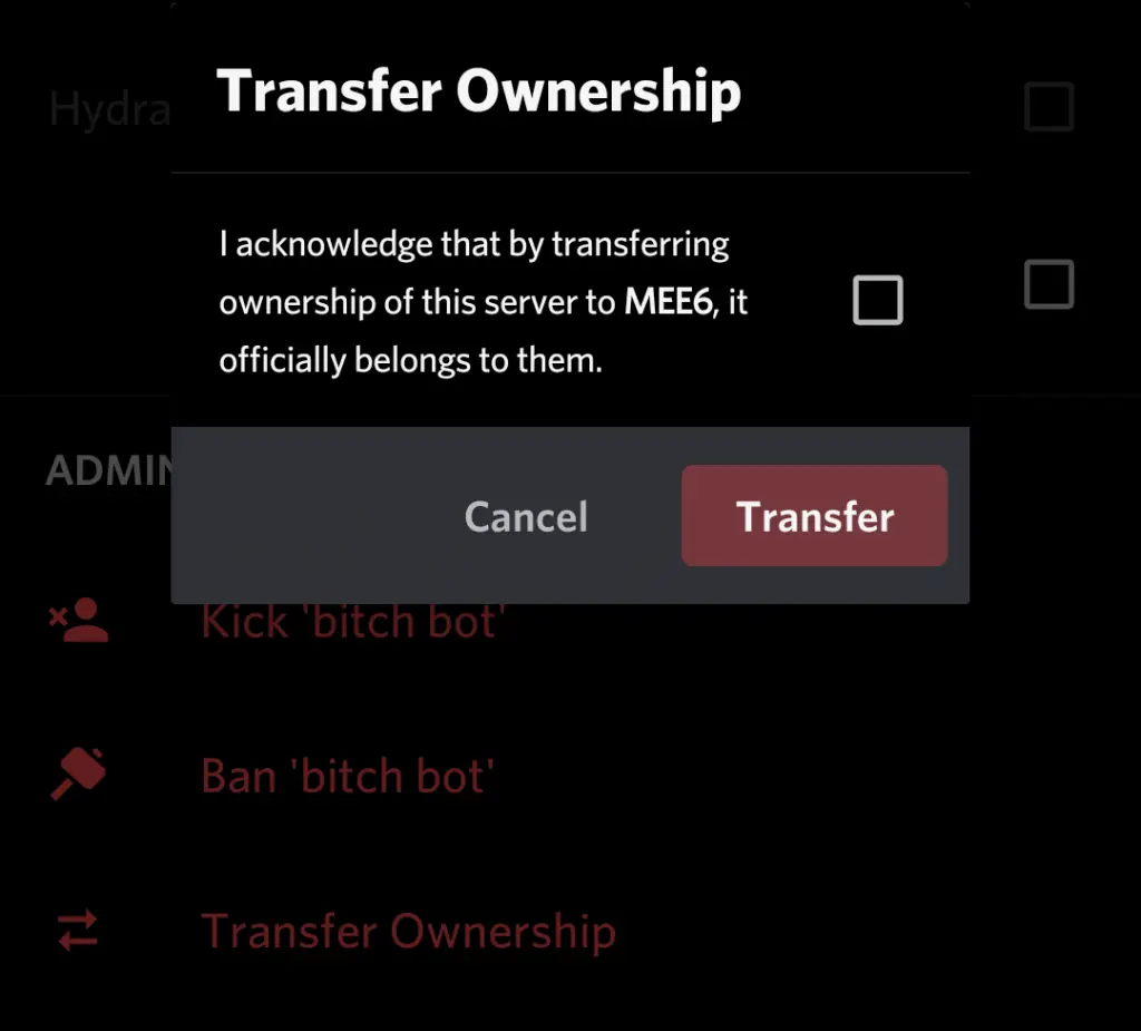 How To Transfer A Discord Server Ownership