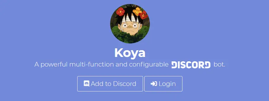 How To Use Koya Bot Discord