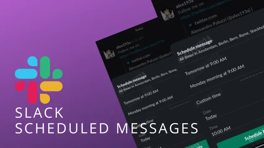 Slack Scheduled Messaging