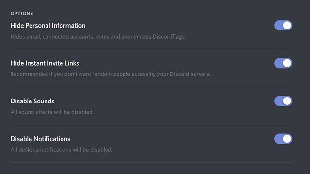 What All Can Discord Streamer Mode Hide