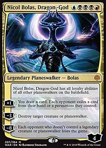 Best War Of The Spark Cards; Nicol Bolas Dragon-God