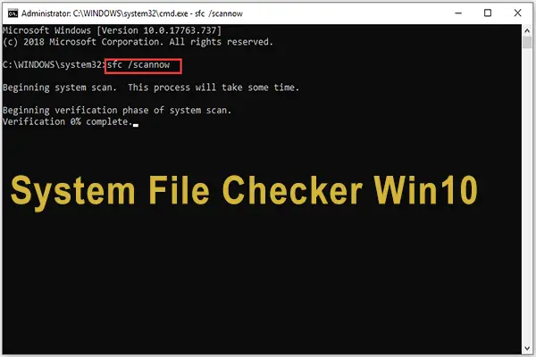 Fix Broken Registry Item For Windows 10 - System File Check