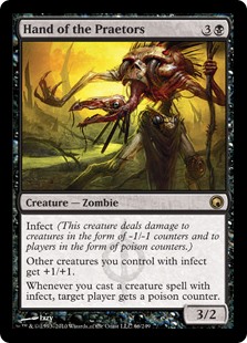 Infect Cards MTG; Hand Of The Praetors