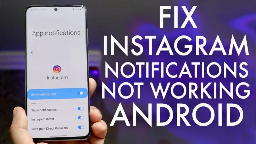 How To Fix Instagram Notifications Not Working On Android