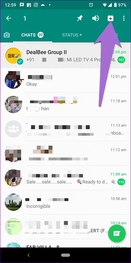 How To Hide WhatsApp Chat (Archive)