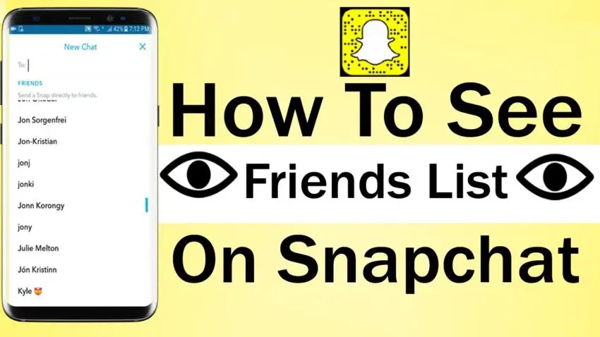 How To See Someone's Snapchat Friend List