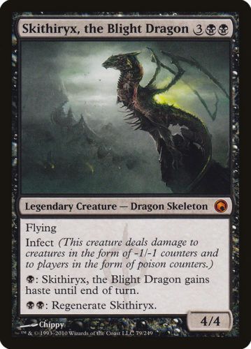 Infect Cards MTG; Skithiryx, the Blight Dragon