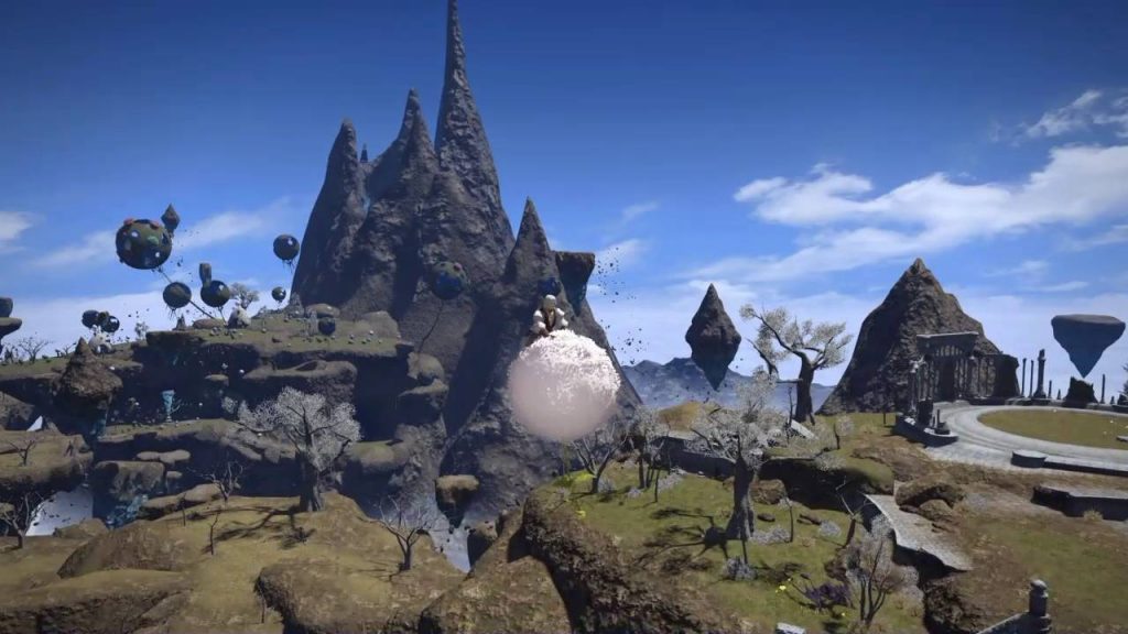 Best Mounts In Final Fantasy XIV - Cloud Mallow