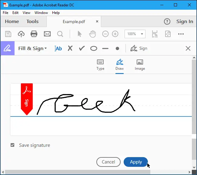 How To Electronically Sign PDF On Windows