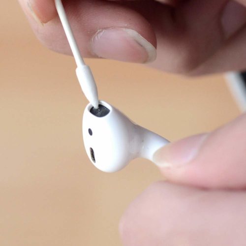 How To Fix One AirPod Louder Than Other - clean AirPods