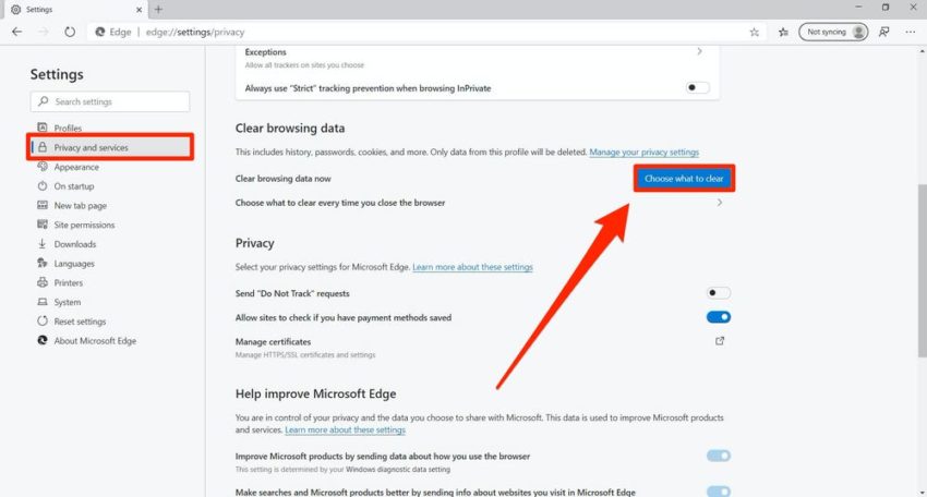 How To Clear Cookies in Microsoft Edge On Windows