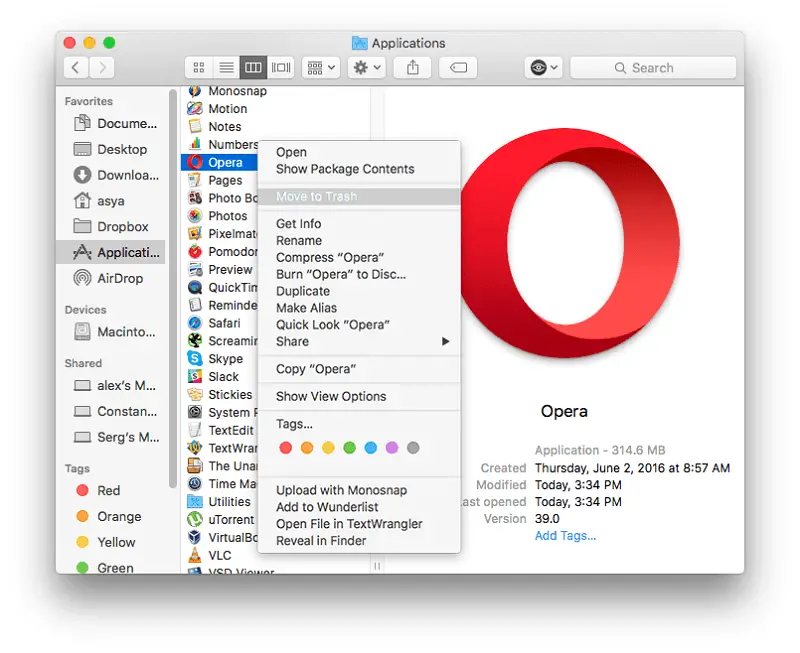 How To Clear History In Opera Mini On MacOS