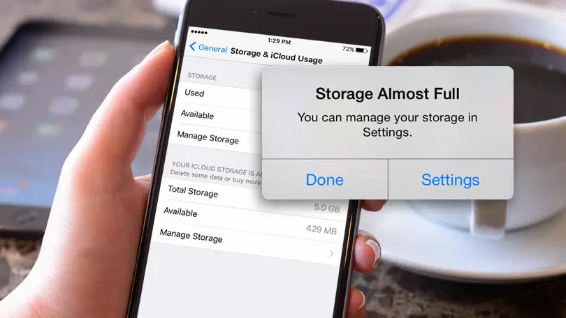free-up memory in iPhone