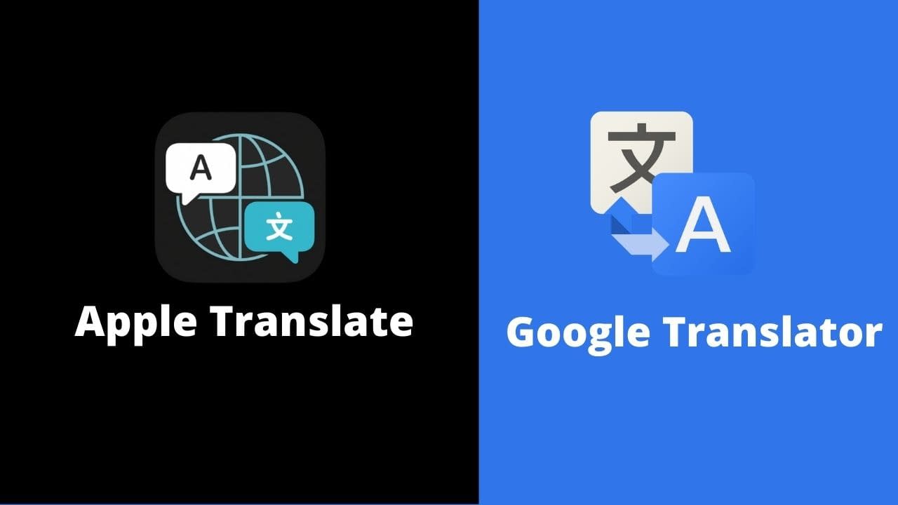 Apple Translate vs Google Translate