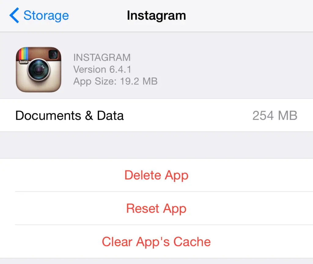 By Clearing App Data