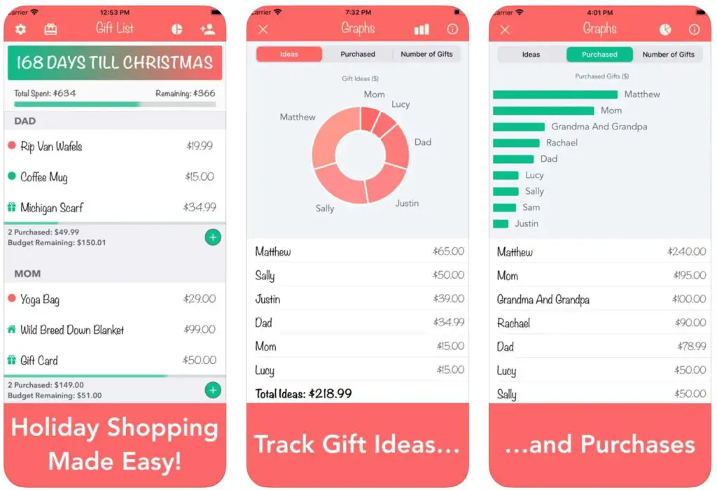 Christmas Gifts And Budget: best Christmas gifting apps for Android