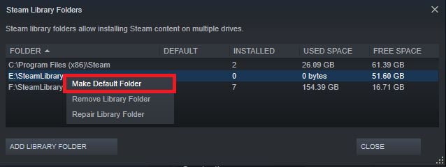 Fix 9. Take the Ownership of the Steam Library Folder