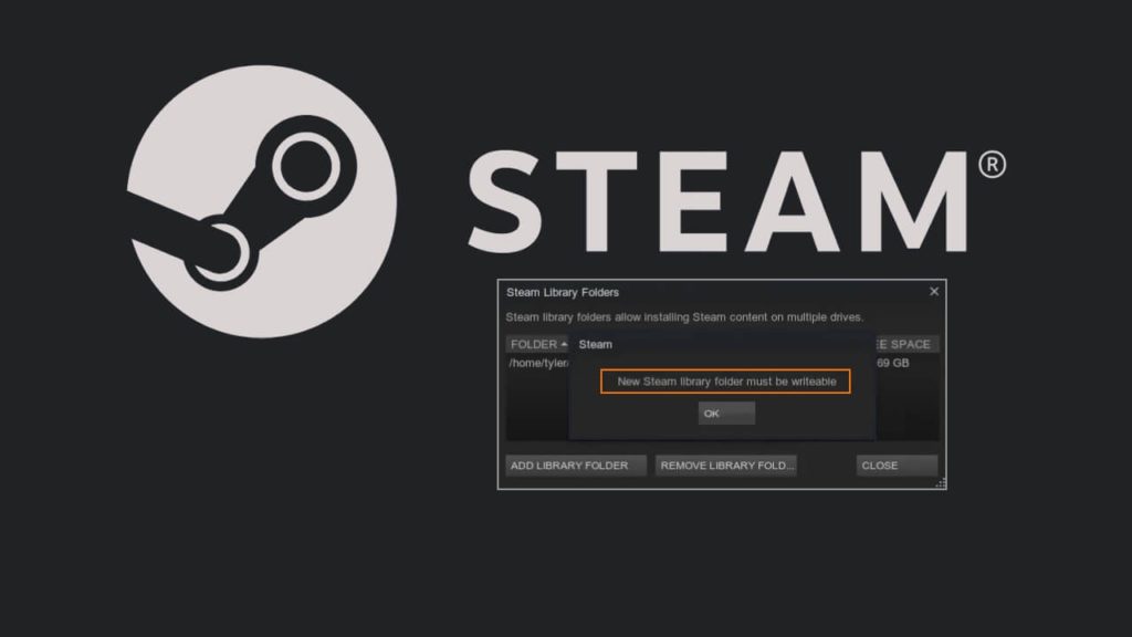 How To Fix A New Steam Folder Must Be Writable Error