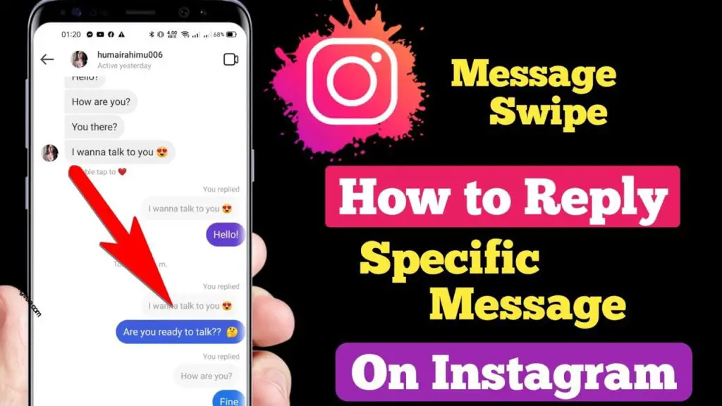 How To Reply A Specific Message In Instagram On Android Phone
