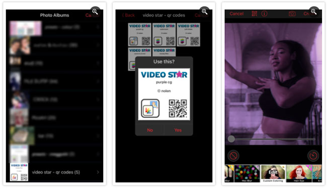 How To Use QR Codes In Video Star 