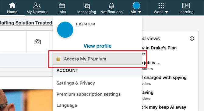 forgot to cancel linkedin premium