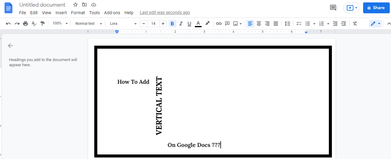 Can You Rotate Text In Google Docs Table