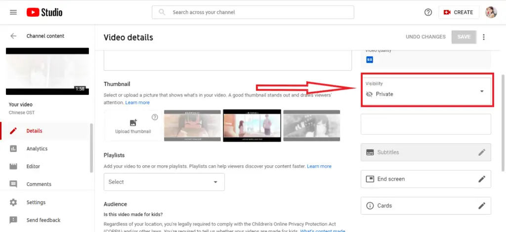 how to share private yoytube video