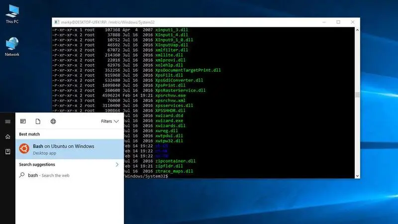 What Is Linux Bash Shell On Windows 10