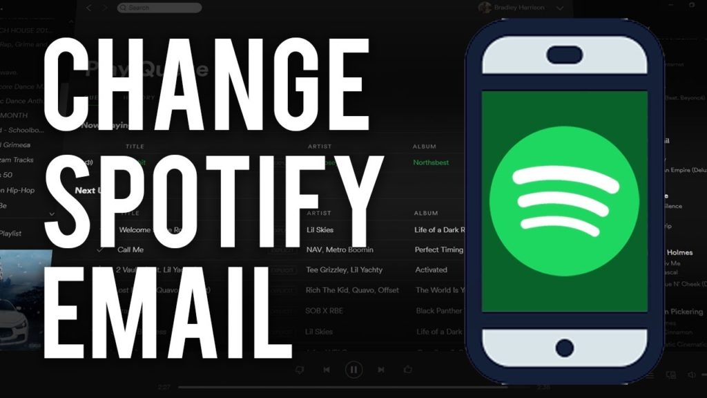 how to change spotify email