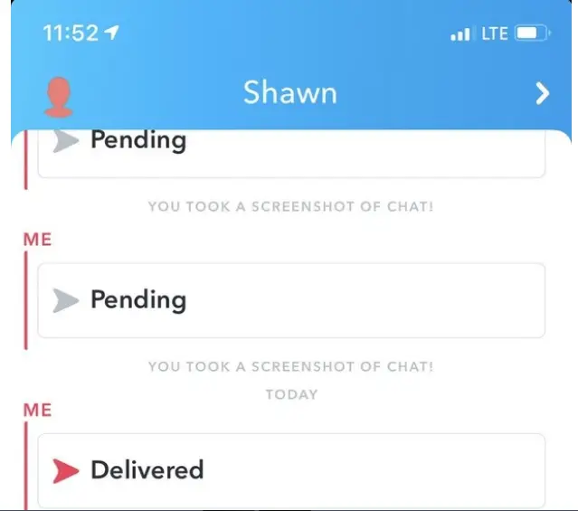 how to solve pending messages on Snapchat