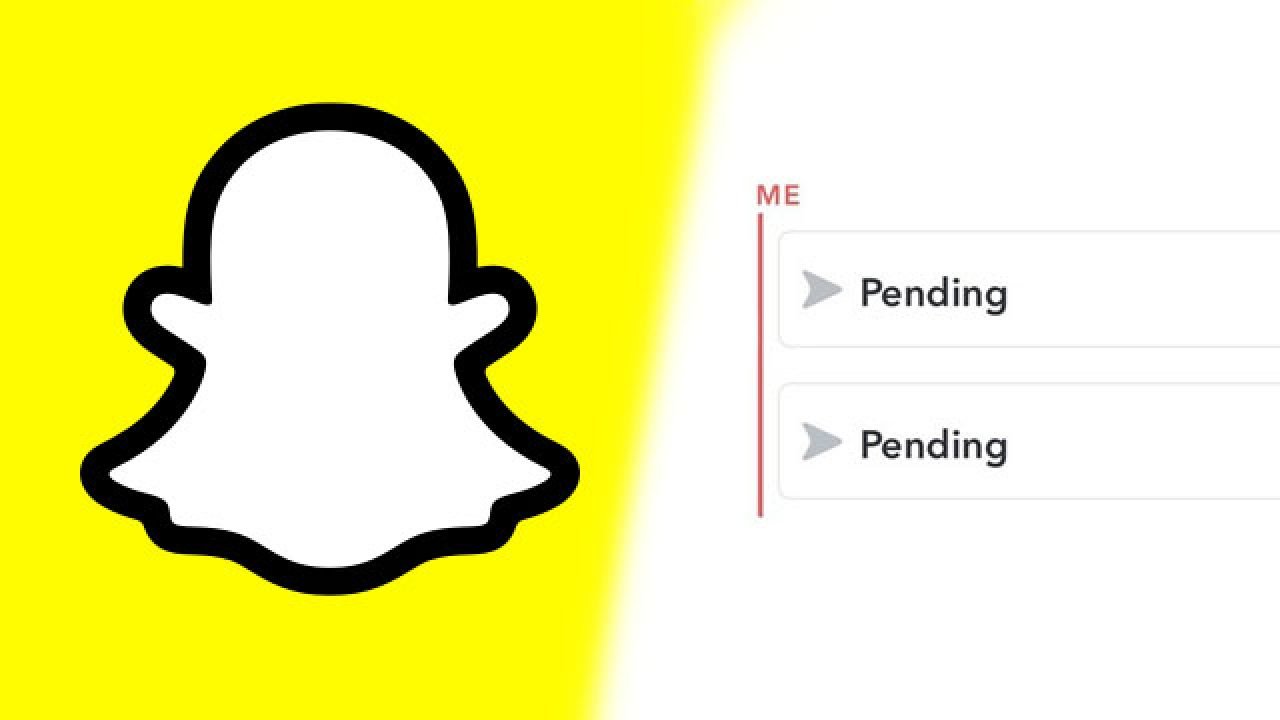 what does pending mean on snapchat