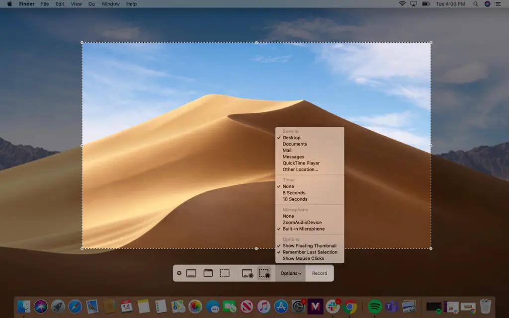 How To Screen Record On Mac With Screenshot Utility