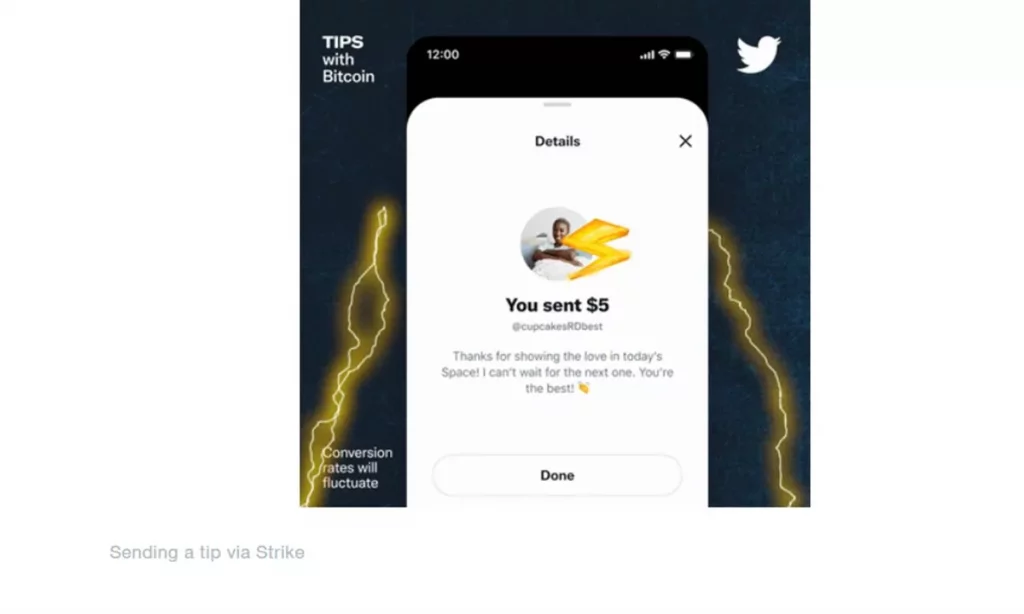 How To Send A Tip On Twitter Via Strike